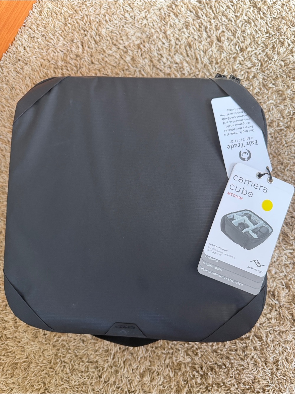 Camera Cube Medium Padded Camera Insert - Black